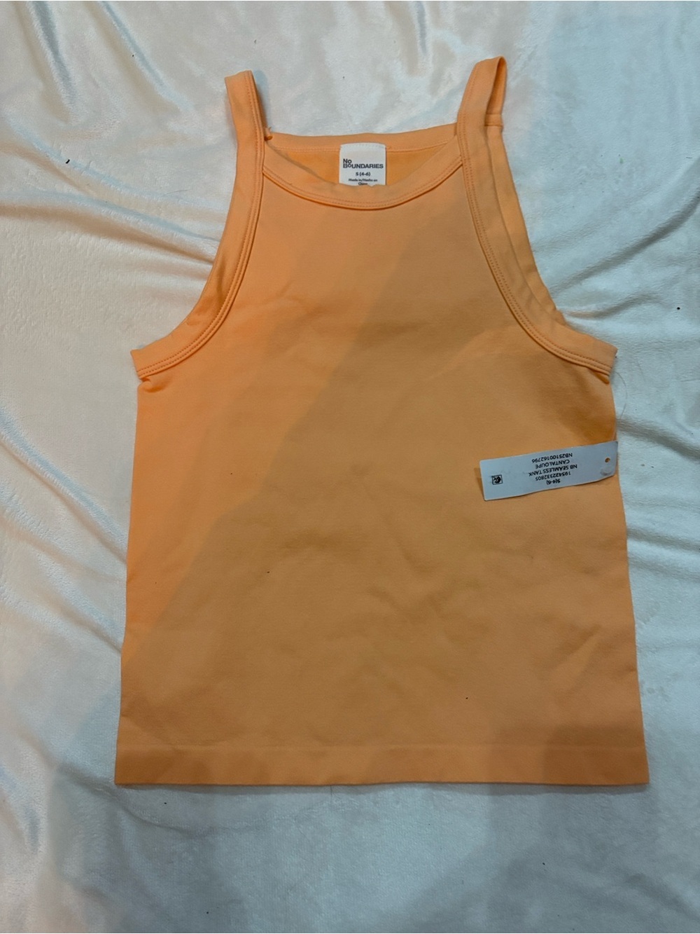 No Boundaries Peach/Light Orange Tank Top